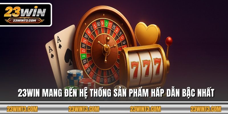 23WIN mang đến hệ thống sản phẩm hấp dẫn bậc nhất